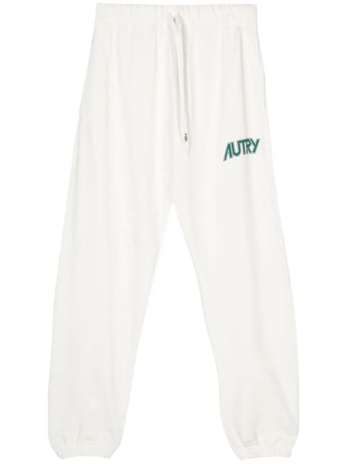 Pantaloni in tessuto jersey di cotone bianco sporco Autry | PAPW512WAPPAREL WHITE